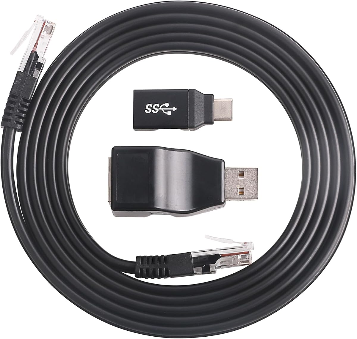 Cable de consola USB para Cisco, USB tipo C a serie RJ45 RS232, 1,8 M, para enrutadores, conmutadores, cortafuegos