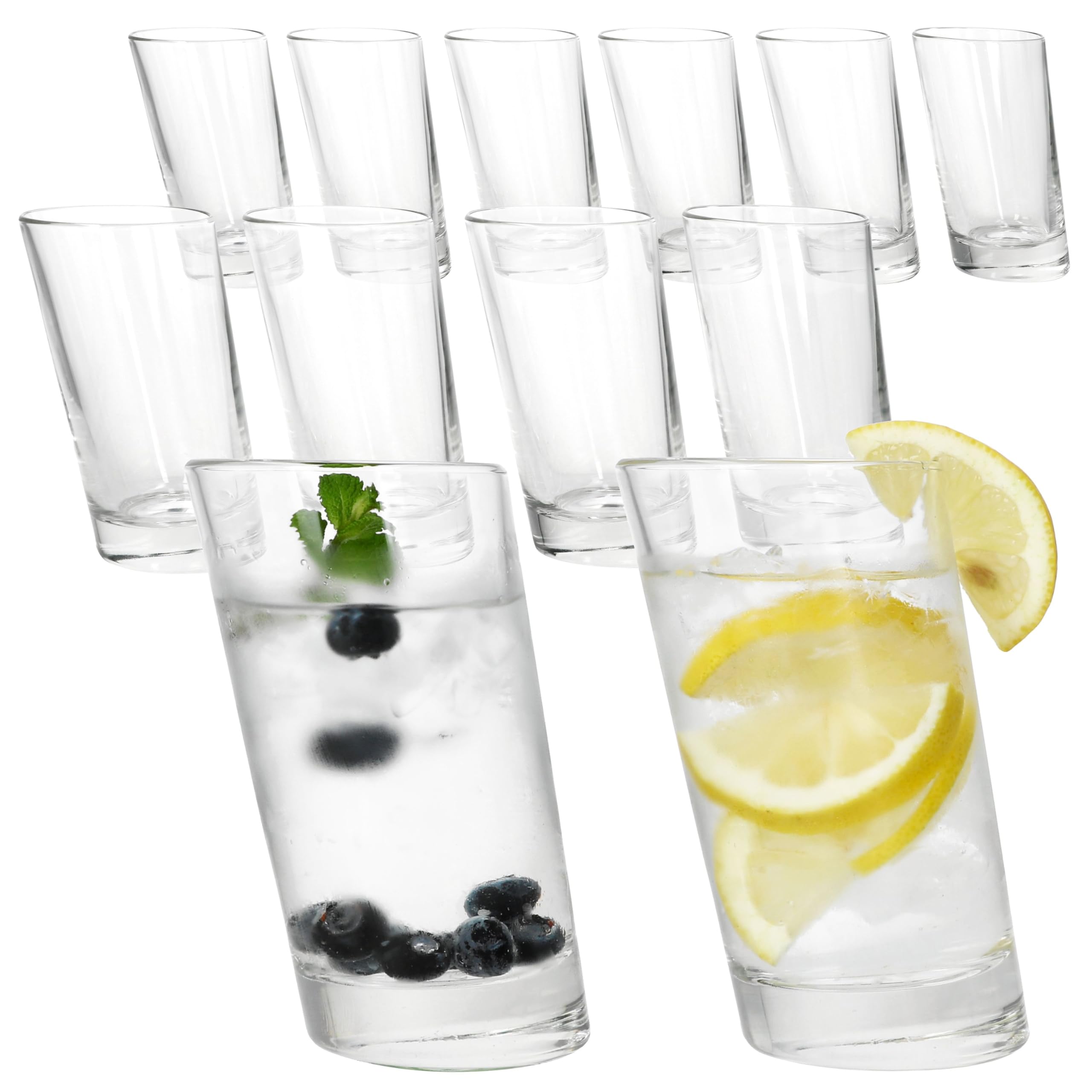 Bicchiere Long Drink 470 Ml Con Incisione Personalizzata - Highball In Vetro Per Cocktail, Acqua E Succhi - 4