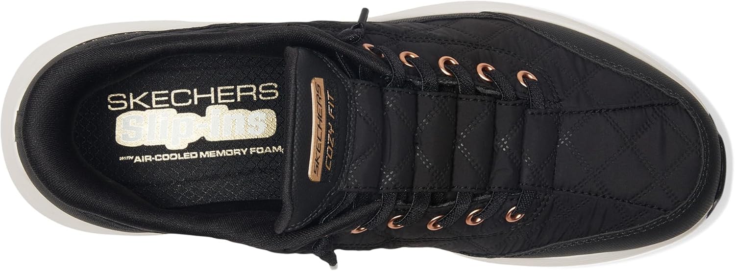 Skechers Womens Contour Foam - Cozy Fit Golden Hour Hands Free Slip-ins