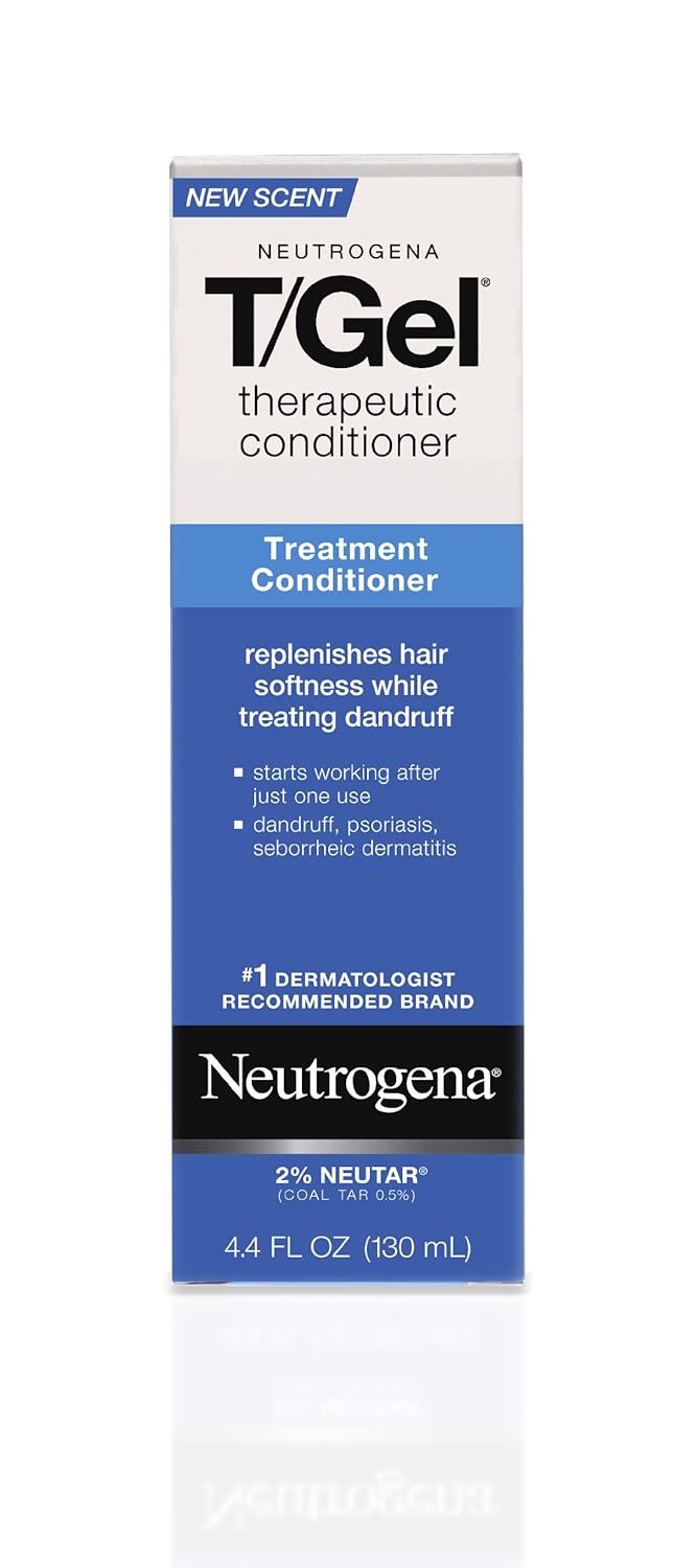 Neutrogena T/Gel Therapeutic Conditioner, 4.4 Fluid Ounce Standard Hair