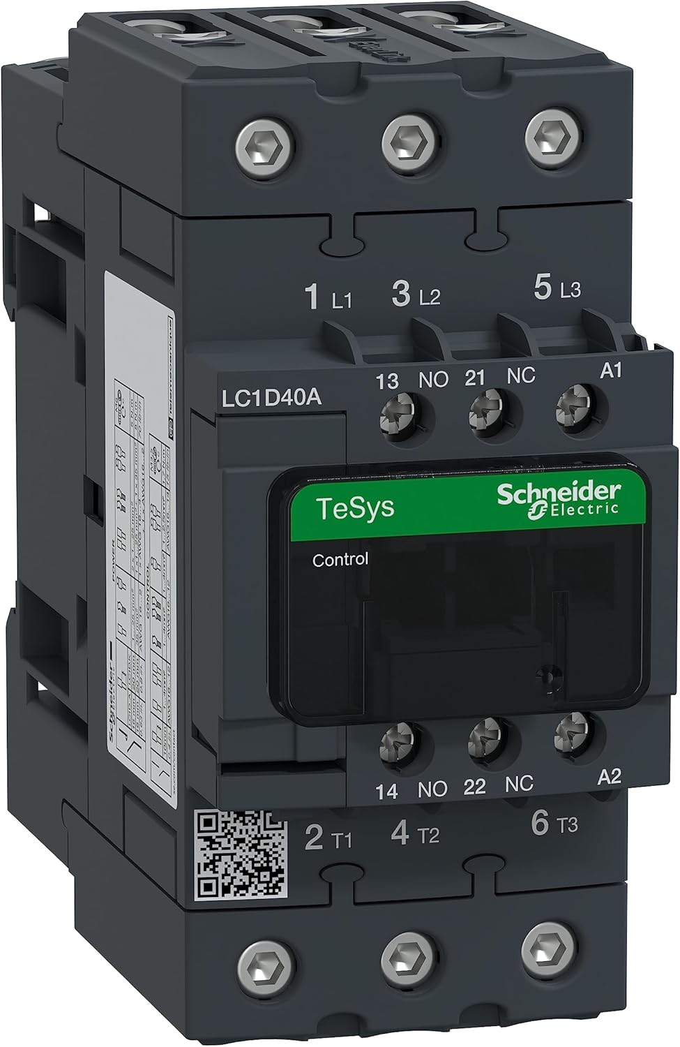 Schneider Electric TeSys Deca 3P 40A/24V AC-3/AC-3e Contactor for Motor ...
