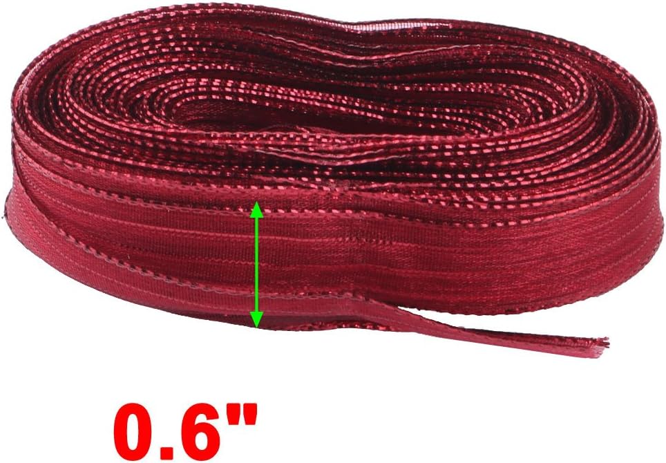 Ruilogod Polyester Festival Gift Box Case Packing Bundling 10 Yards Burgundy (id: bdb 7c5 159 ae3 1d7 image 2