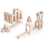 Unit Blocks Set B – 56 Piece Set: Solid Wood Kids Skill Development Creative STEM Toy Building Toy