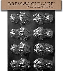 Dress My Cupcake DMCA126 Chocolate Mould Frog Garden Lawn Maintenance