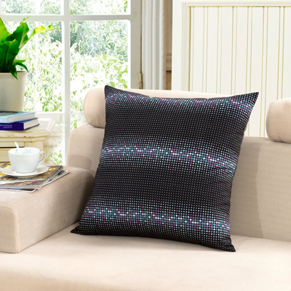 Oreiller de sofa style européen au design géométrique exclusif 60x60cm