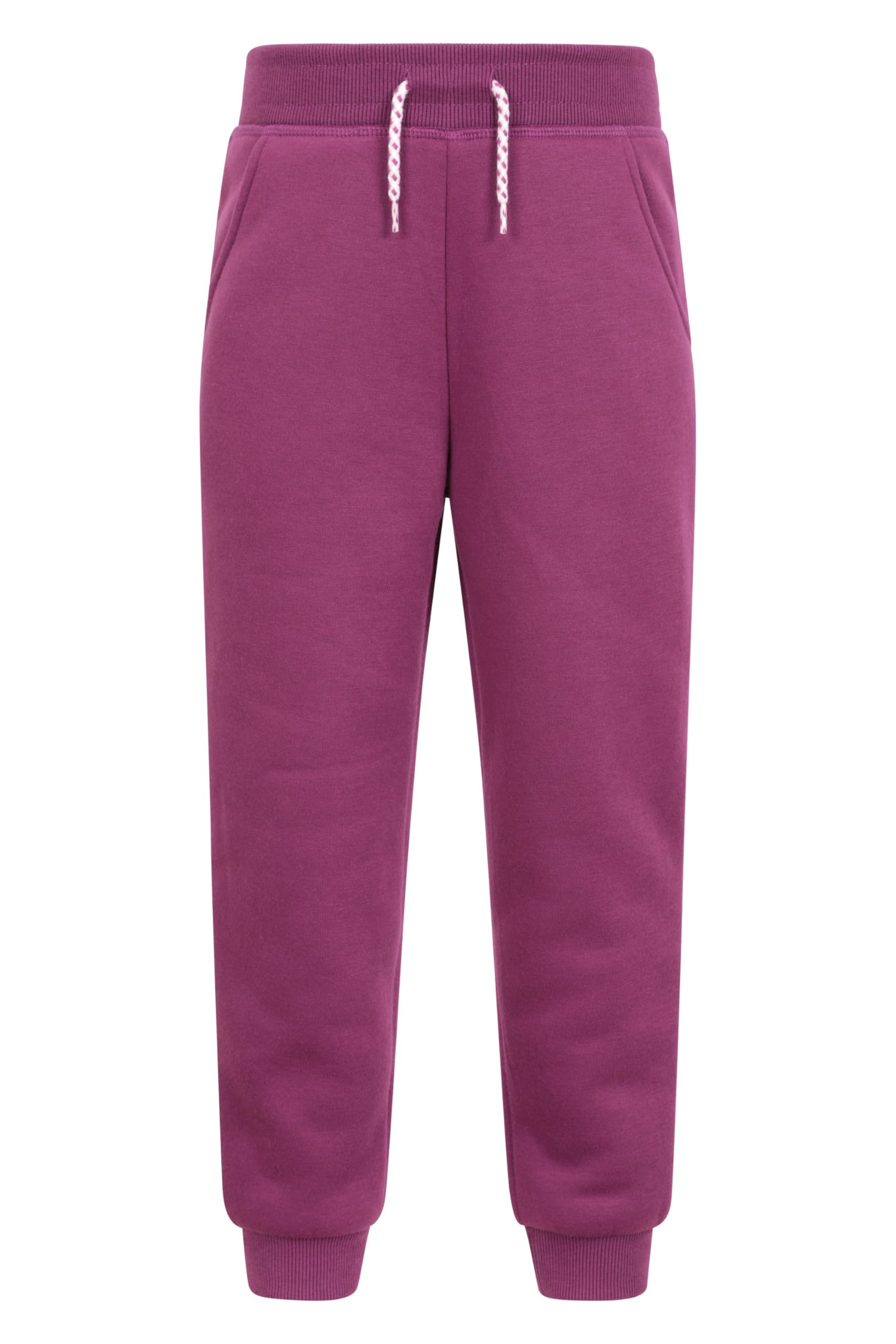 Mountain Warehouse Berry Alpine Kids Fur Lined Joggers - Comfy Jogger Pants With Elasticated Drawcord & Side Pockets, For Boys & Girls - Best For Autumn, Winter & Outdoors Kids Size 9-10 Years