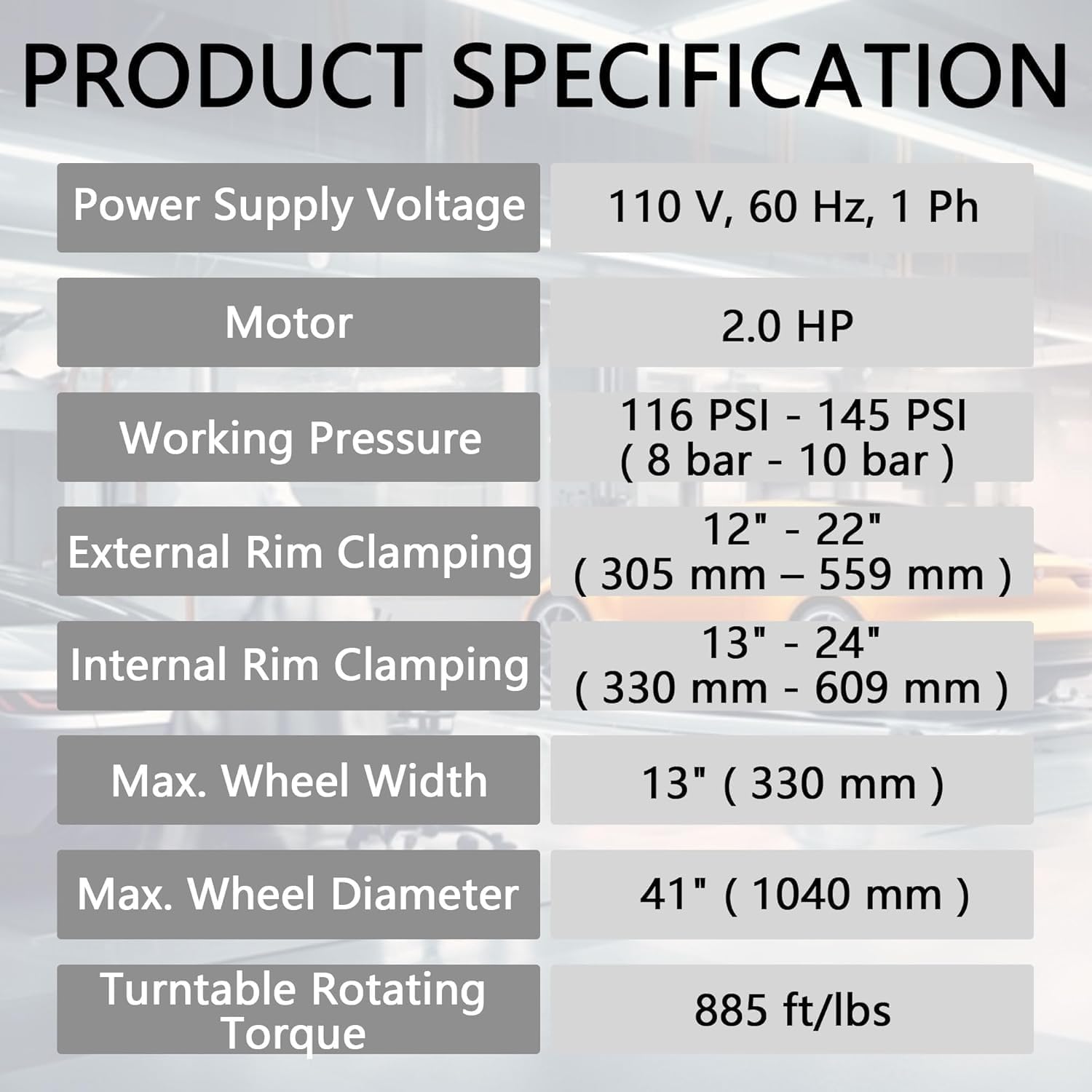 2.0HP Industrial Assist Arms Tire Changer Wheel Changers Machine Rim Diameter 14"-24" Modle 508/1 Year Full Warranty (Equipped with a tire Lift)