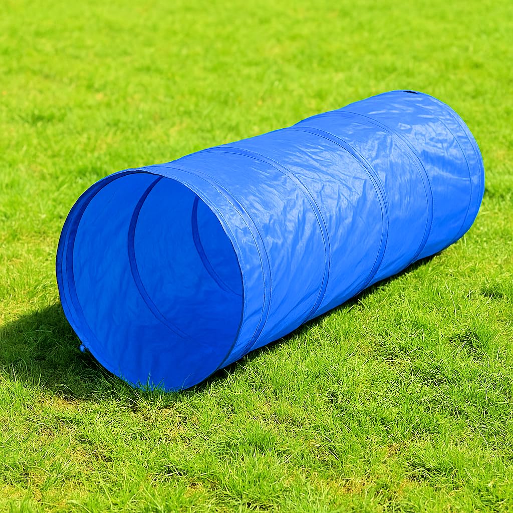 Hunde Agility Tunnel - Hundetunnel 55x150cm Spieltunnel Agilitytunnel Hundehöhle LZ