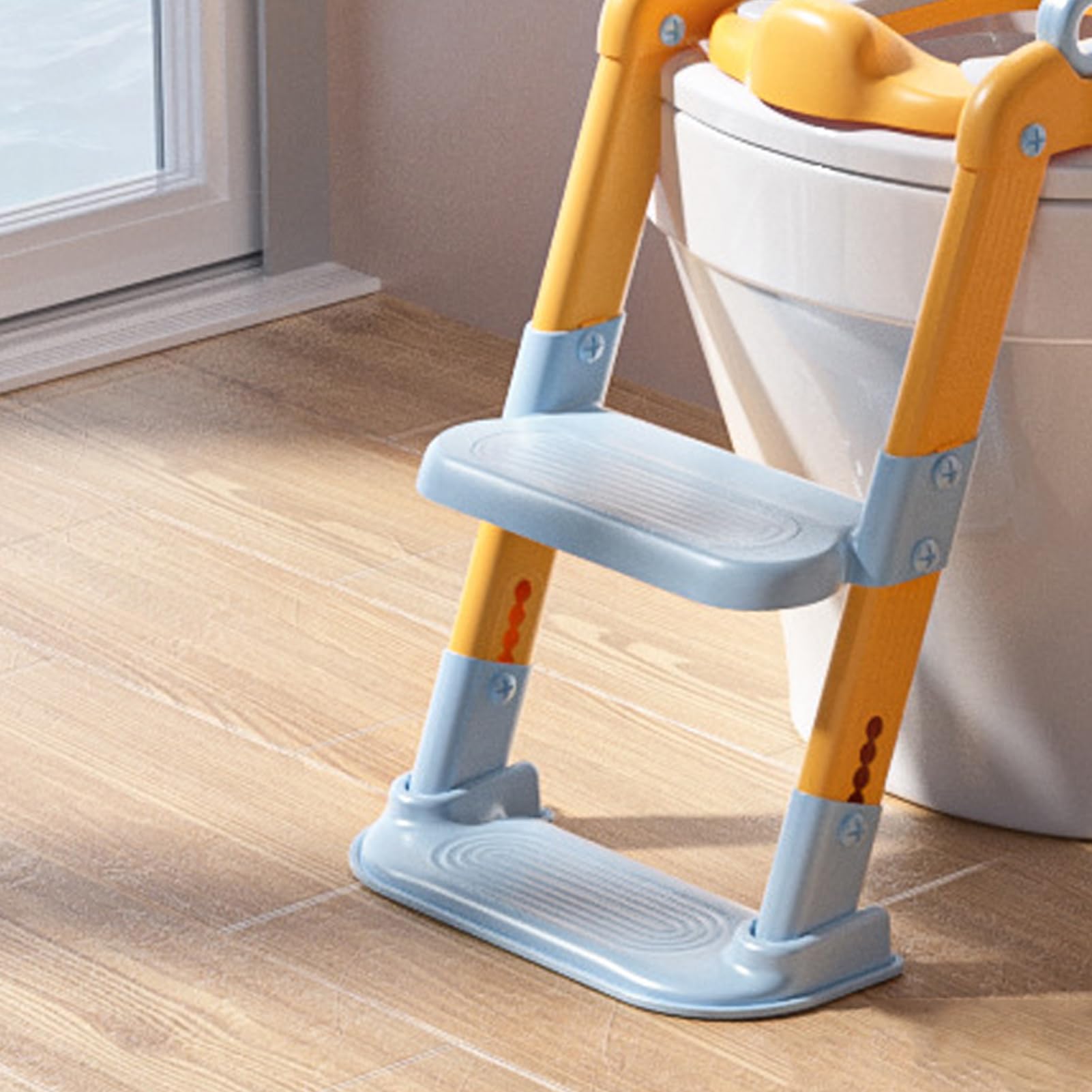 - Asiento de inodoro - Orinal - Escalera de entrenamiento, silla plegable