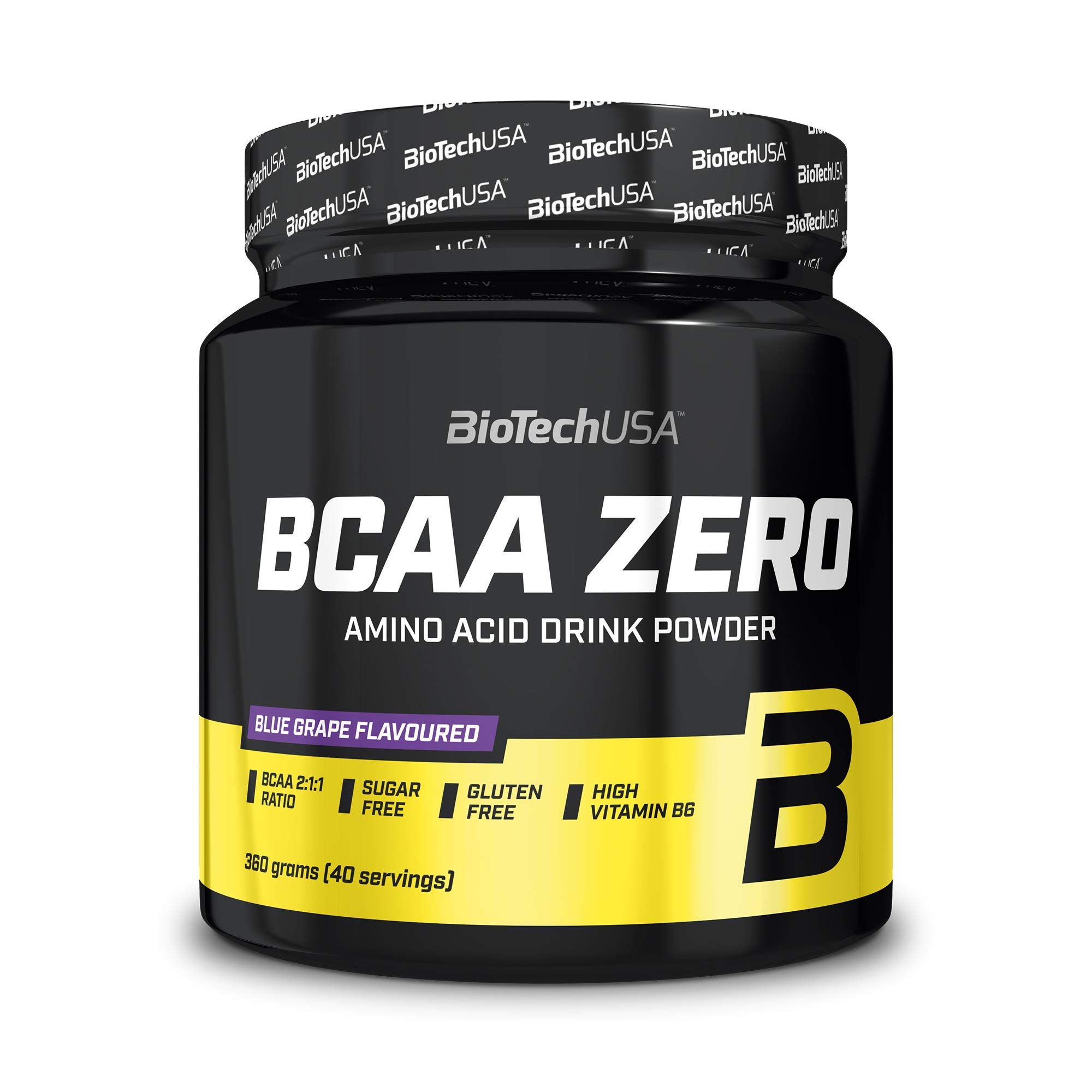 BioTechUSA EAA Zero - Essential Amino Acid Power | 7160mg EAA/porción | Proporción recomendada por la OMS | Sin azúcar, sin gluten, 350 g, Limón — view 15