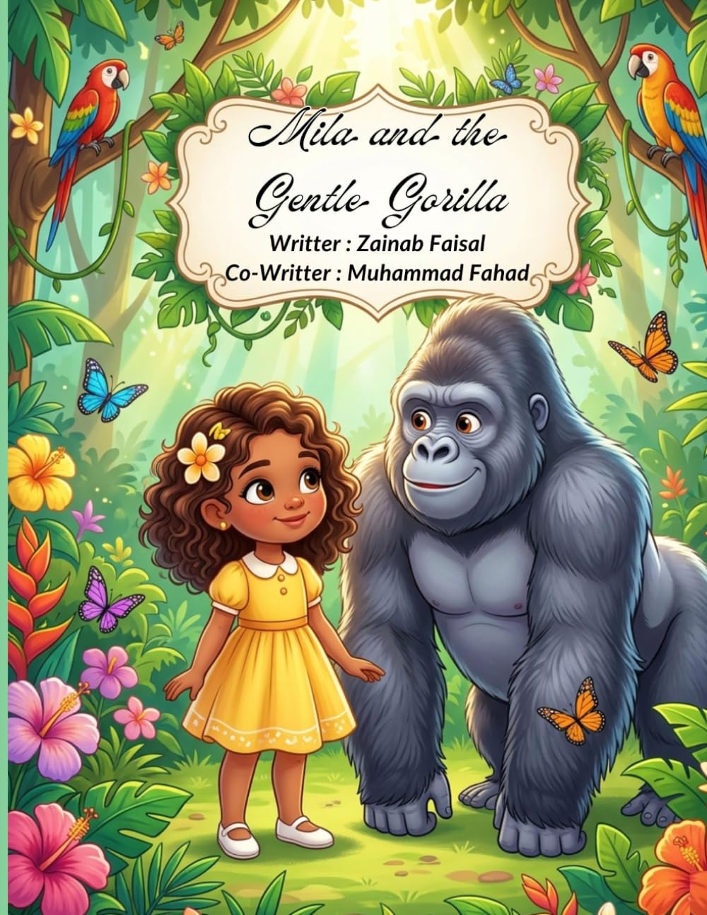 Mila and the Gentle Gorilla: A 5-Minute Bedtime Jungle Adventure Story for Kids