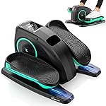 ANCHEER Elliptical Machine- Under Desk Elliptical Machine, Electric Seated Pedal Exerciser, Mini Elliptical for Seniors, LCD Display Monitor, Remote Control, Leg Exerciser for Home Office