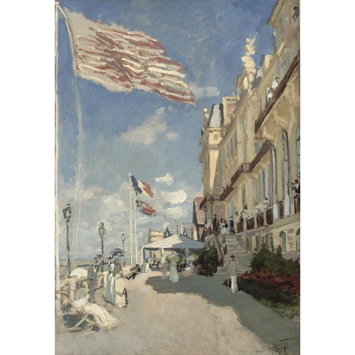 Impression giclée Monet affiche décoration murale mer Trouville ARTICULOZY
