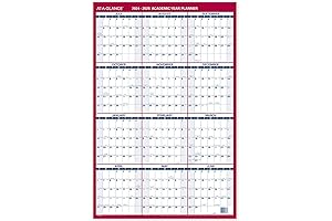 2024 Erasable Wall Calendar 24x36 - Essential Planning Tool for Home, School, or Office