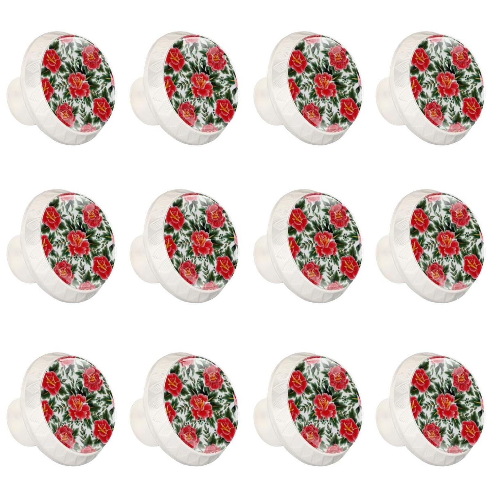 Bouton de tiroir en cristal de haute pureté pour armoire de cuisine et meuble de bureau