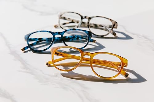 Miniatura 4 de Peepers by PeeperSpecs Canyon - Gafas de lectura redondas con bloqueo de luz azul