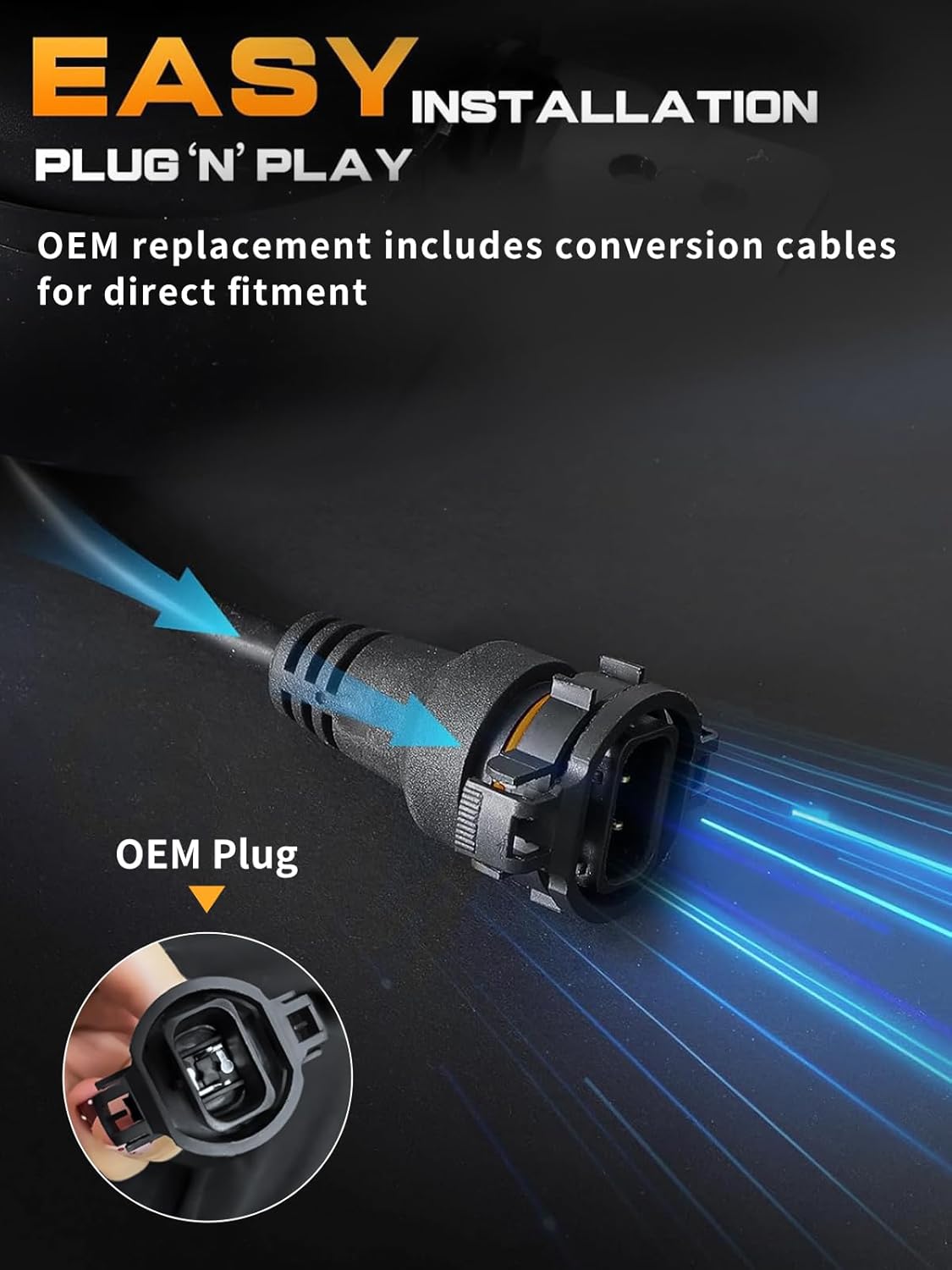 4 Inch Led Fog Lights Round with White & Amber Fog Lamps Fit for 2018-2025 Jeep Wrangler JL JLU Gladiator, DOT Approved Front Bumper Offroad Fog Lamps Accessories Replacement, Plug And Play