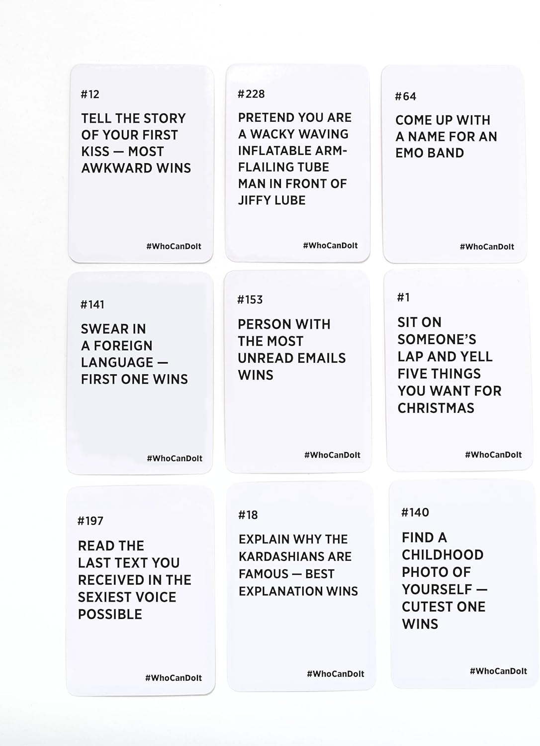 DSS Games Who Can Do It [Compete with Your Friends to Win These Challenges | Adult Party Game | Great for Game Night, Big Groups, Pregames | Gifts for Him] - Image 2