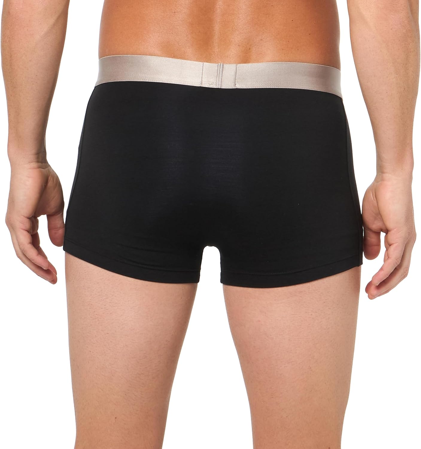 BOSS mens 3-pack Metallic Waistband Stretch Trunks - Image 3