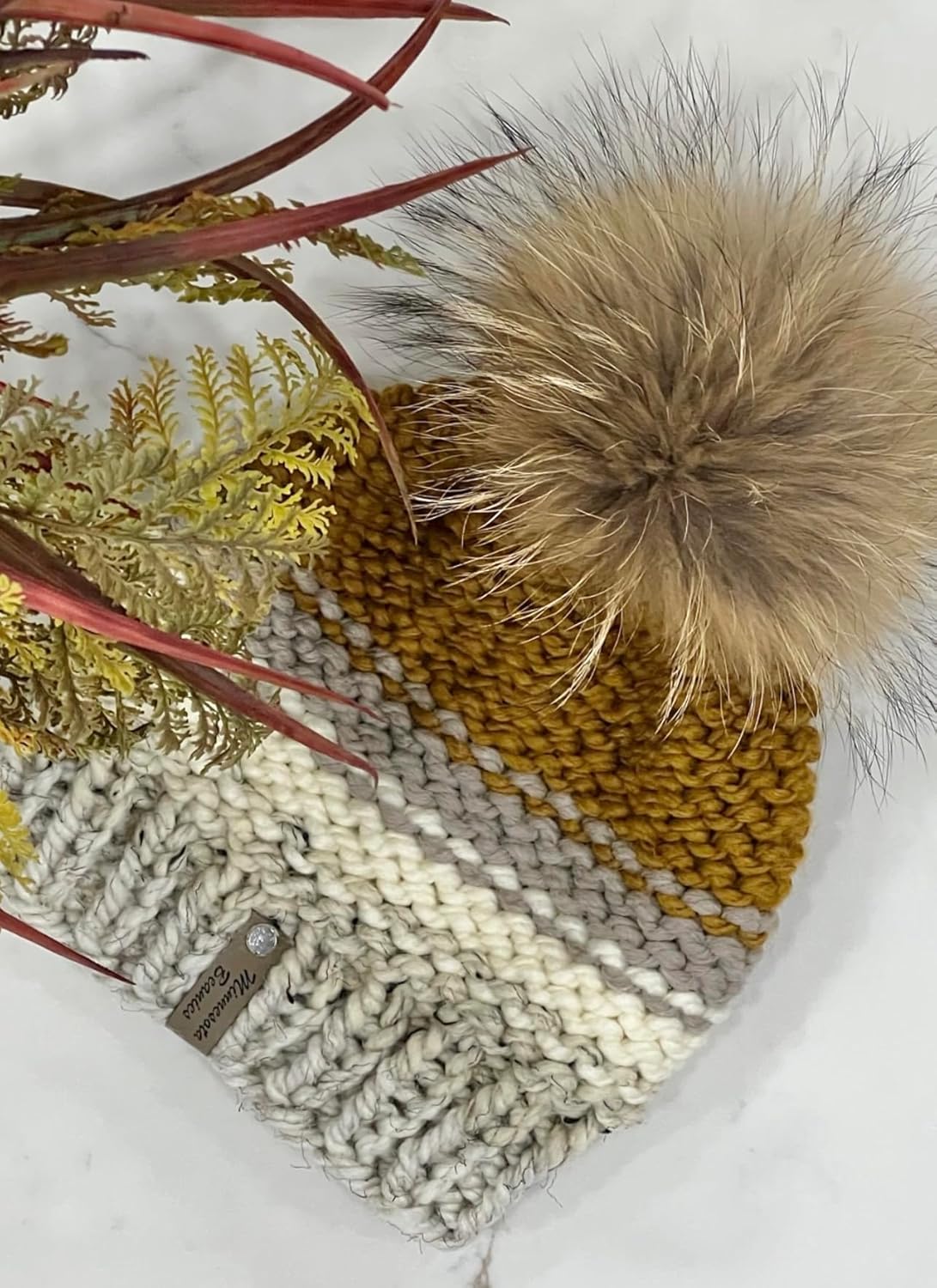 Minnesota Beanies. Burnt Mustard Beanie by Minnesota Beanies. Handmade in Minnesota, very warm and super cozy.