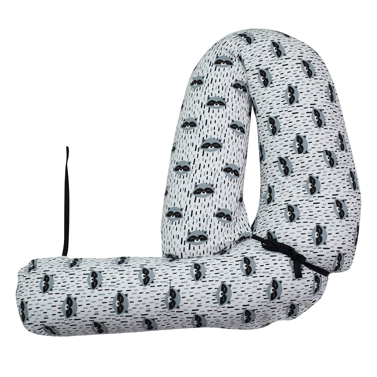 JYOKO Kids Cojín de Lactancia y Maternidad Relleno de Fibra (Raccoon)