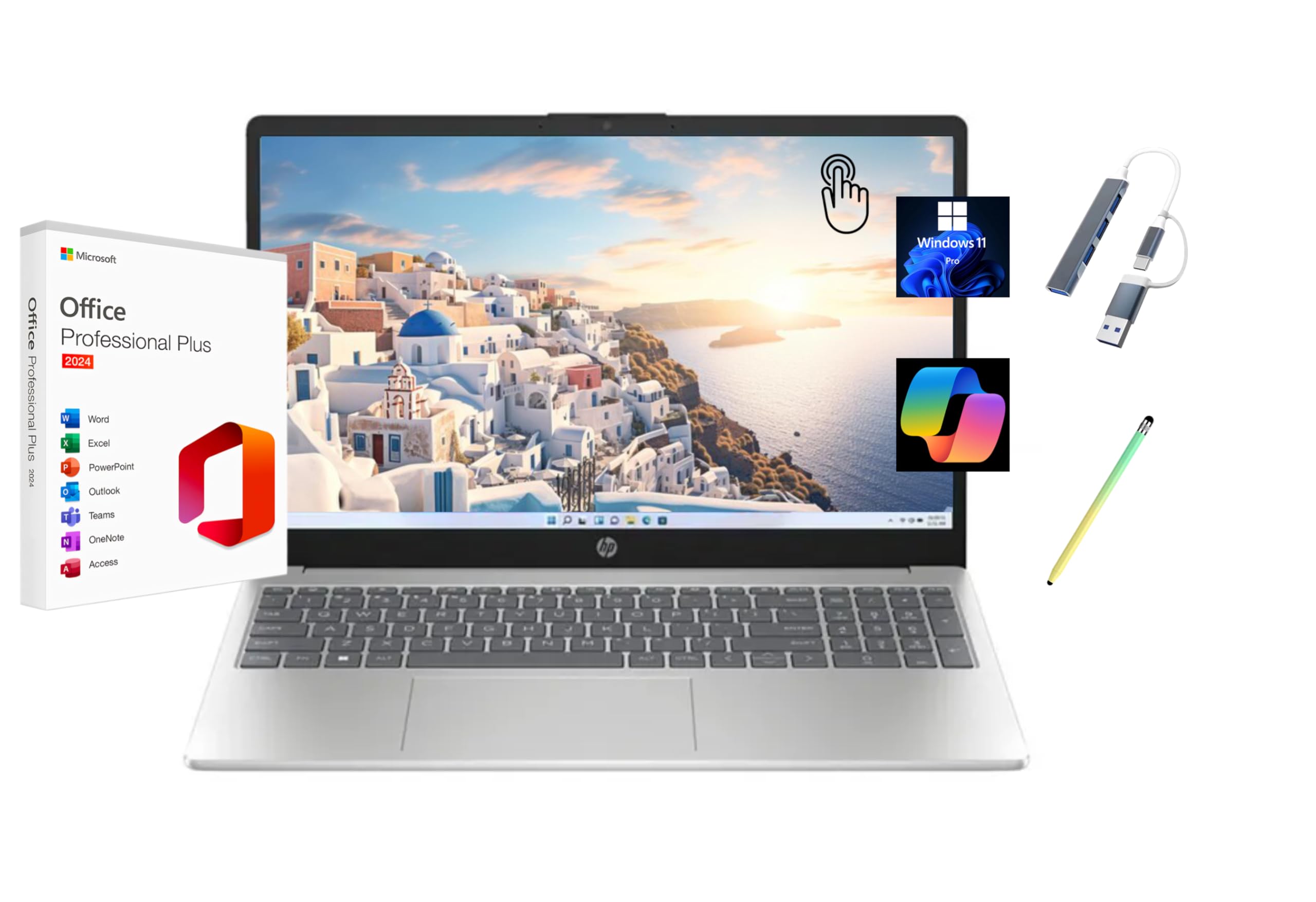 Amazon.co.jp: HP 2025 15.6インチHDタッチスクリーンノートパソコン