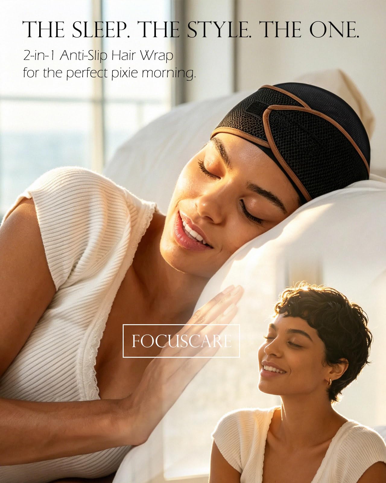 FocusCare Sleep Durag - Anti-Slip Hair Wrap for Pixie Cut -3 FocusCare Sleep Durag - Anti-Slip Hair Wrap for Pixie Cut -3