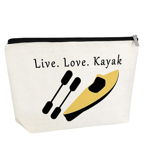 Kayak Gift Kayaking Makeup Bag for Women Kayaker Gift Outdoor