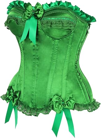 Daisy Corsets - Corset Top for Women. Burlesque, Lingerie, Bustier, and Plus Size. Steel Boned Cincher - Zip and Lacing