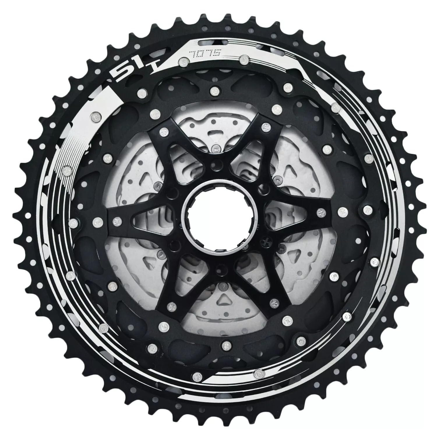 SunRace MZ603 11-51T 12 Speed Gravel E-bike MTB Wide Ratio Cassette, Black, SR3018 - Image 2