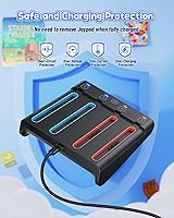 Vista 6 de Switch 12 Compatible FASTSNAIL 8-in-1 Charging Dock for Nintendo Switch 2 & 1OLED for Joy-Con 2, Dual-Direction Magnetic Fast Controller Charger