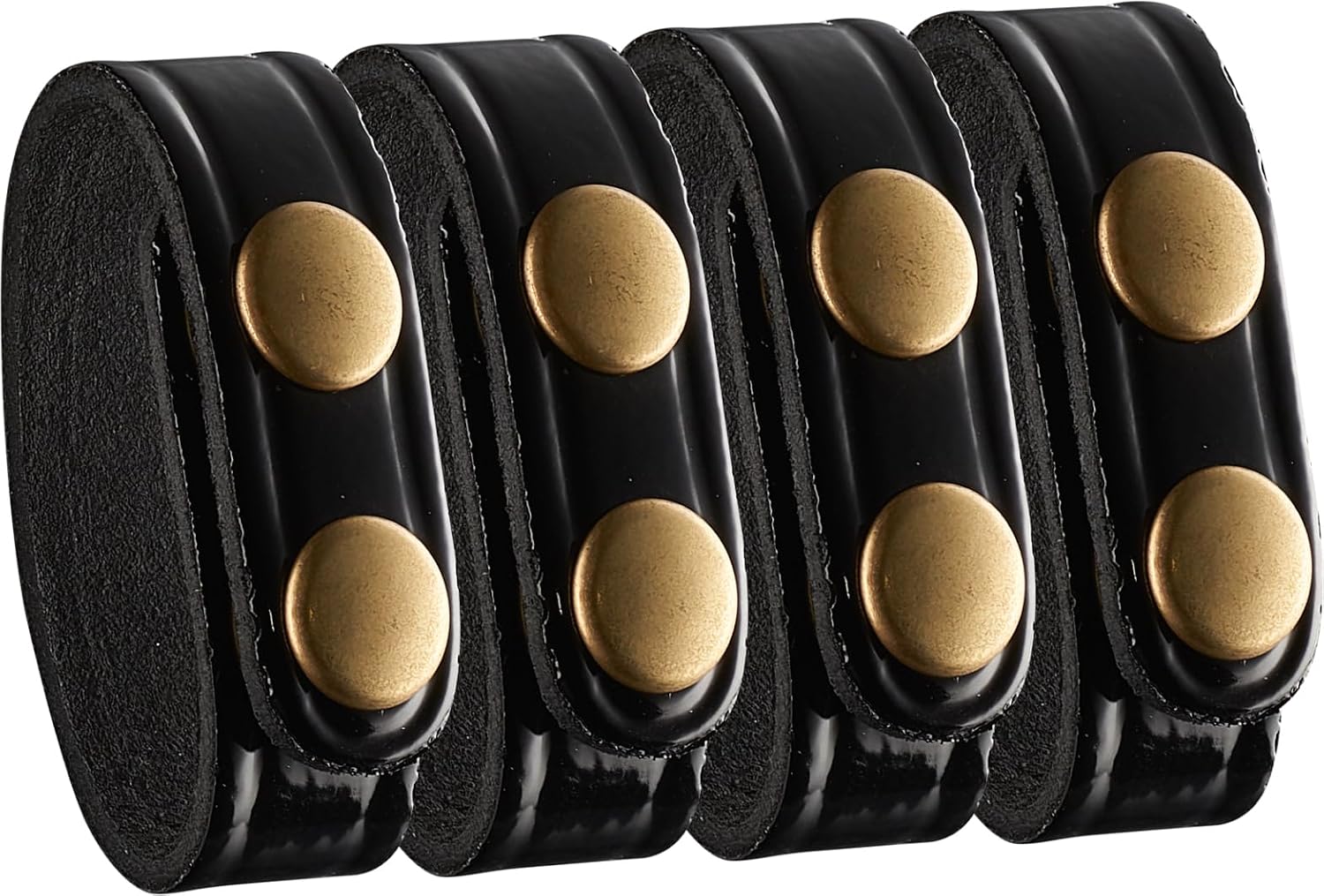 3/4 Inch Duty Belt Keeper for Belts up to 2.25 inches Wide 100% (4 Pack)
