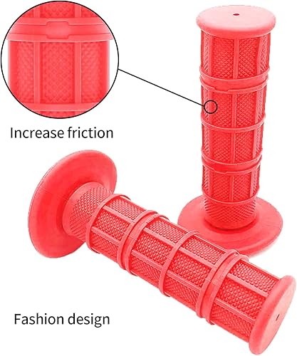 Miniatura 4 de Empuñaduras universales para manubrio de motocicleta de 78 pulgadas, multicolor de 0.866 in, agarre de goma suave para ATV Cat Suzuki Yamaha