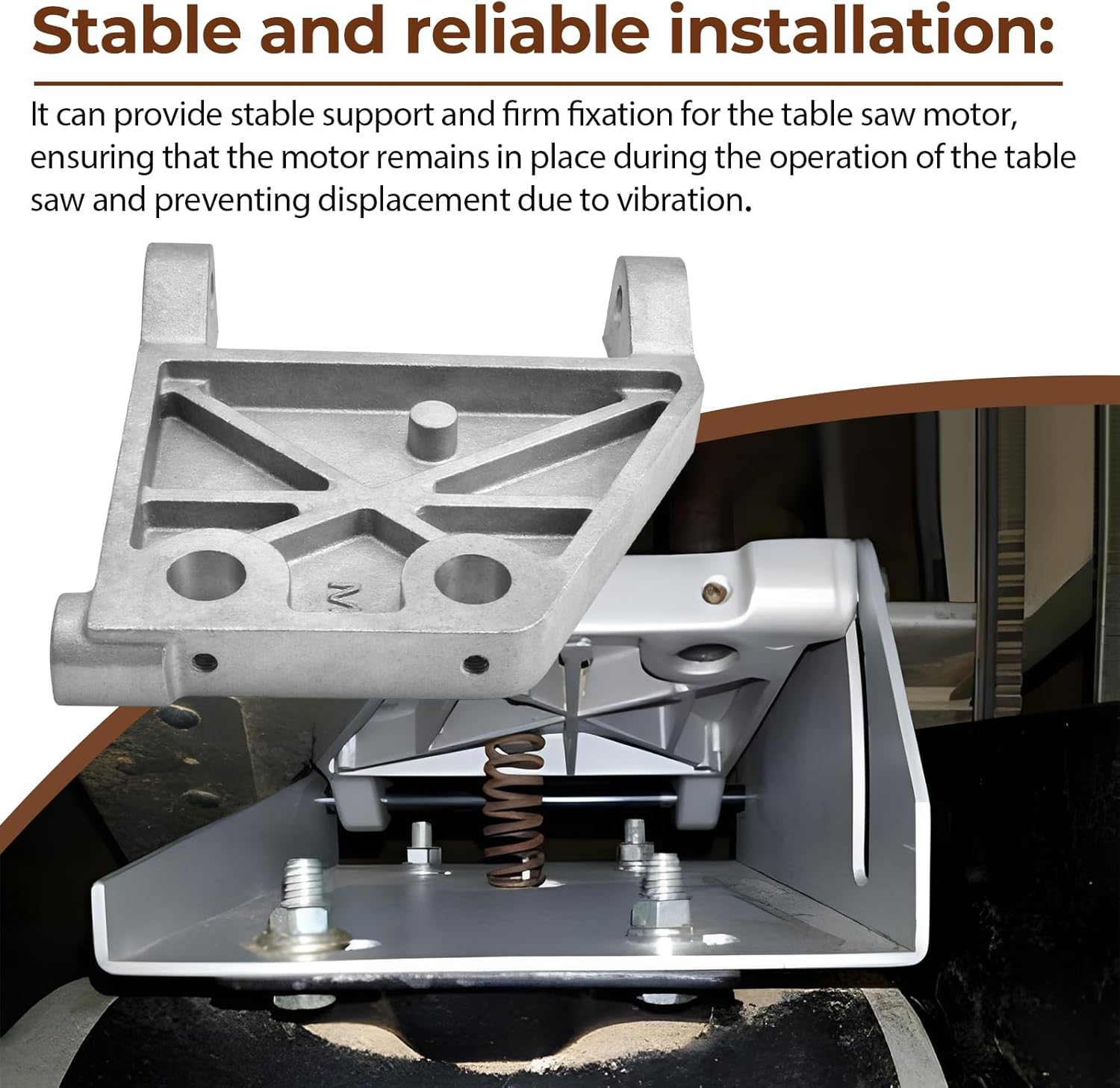 979925-001 Table Saw Motor Mount Support Base Replace TH1012 158543-C Compatible with Craftsman 113 315 Series and Ridgid Table Saw