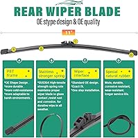 Vista 287 de 26" 20" 16" Windshield Wiper Blades Replacement for Dodge Grand Caravan 2008-2020 / Chrysler Town & Country 2008-2016 Premium All Weather Front Rear