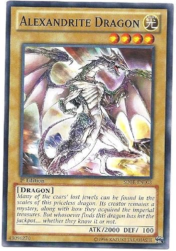 YU-GI-OH! - Dragón Alejandrita (SDBE-EN003) - Estructura de la cubierta: Saga del Dragón Blanco de Ojos Azules - 1ª Edición - Común