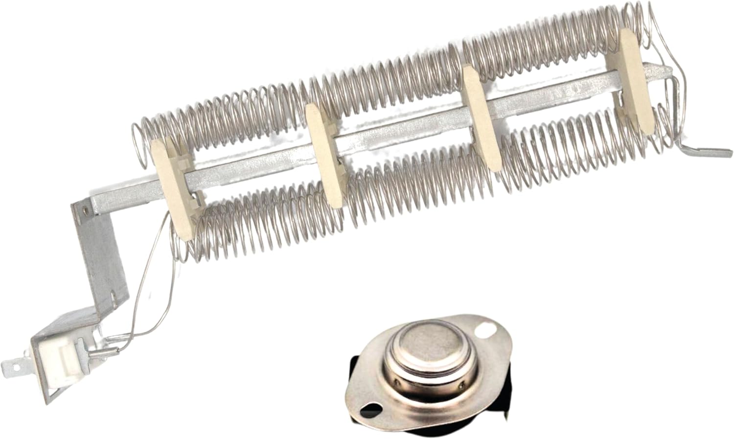 LA-1044 Dryer Heating Element with Thermostat - Fits Whirlpool, Admiral, Maytag & More - Replaces 31001499, 53-0180, 53-0919, AYE2200AGW, H180, LA-1044