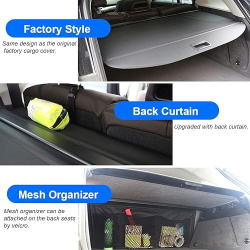 Miniatura 6 de Cubierta de carga para Hyundai Tucson Accesorios 2010-2014 2015 Cubierta de la sombra del maletero trasero