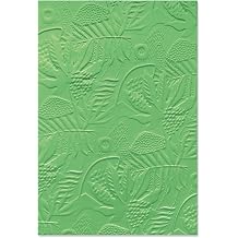 Sizzix 3-D Impressions Embossed Folder Jungle Texture by Catherine Puller Black