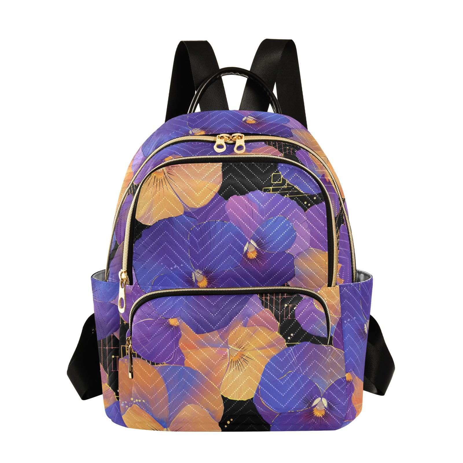 Mochila de trabajo antirrobo de flores como regalo para adolescentes 8