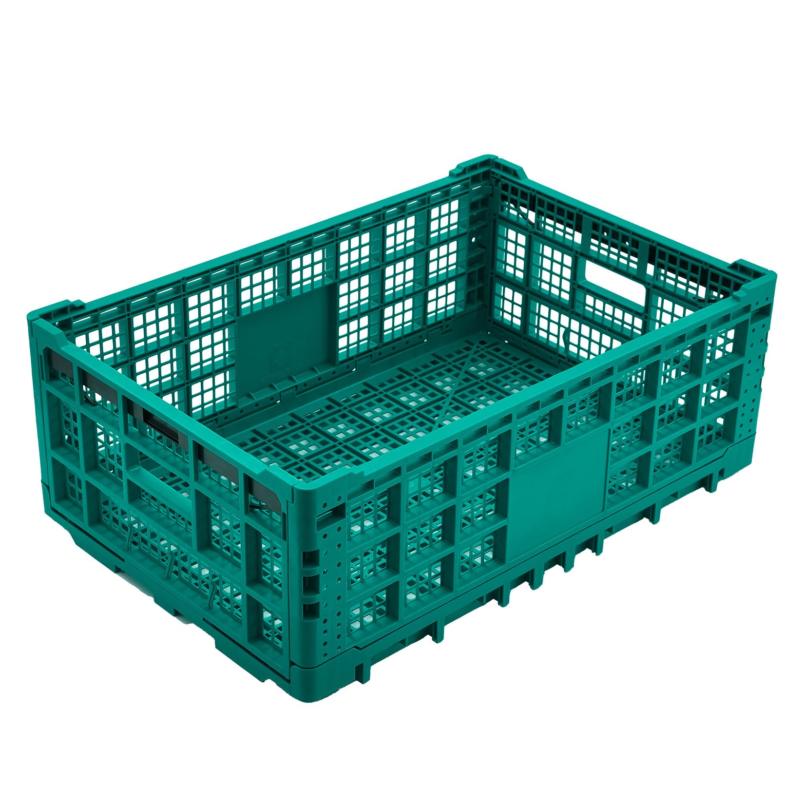 IDEALHOUSE Caja plegable de plástico 52L apilable 60x40x22cm