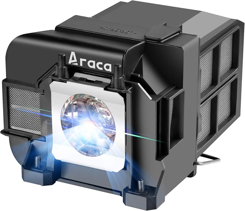 Araca ELPLP77 V13H010L77 Projector Lamp with Housing for Epson PowerLite 1985WU 1980WU 4855WU G5910 4650 1975W 4750W Replacement Projector Lamp