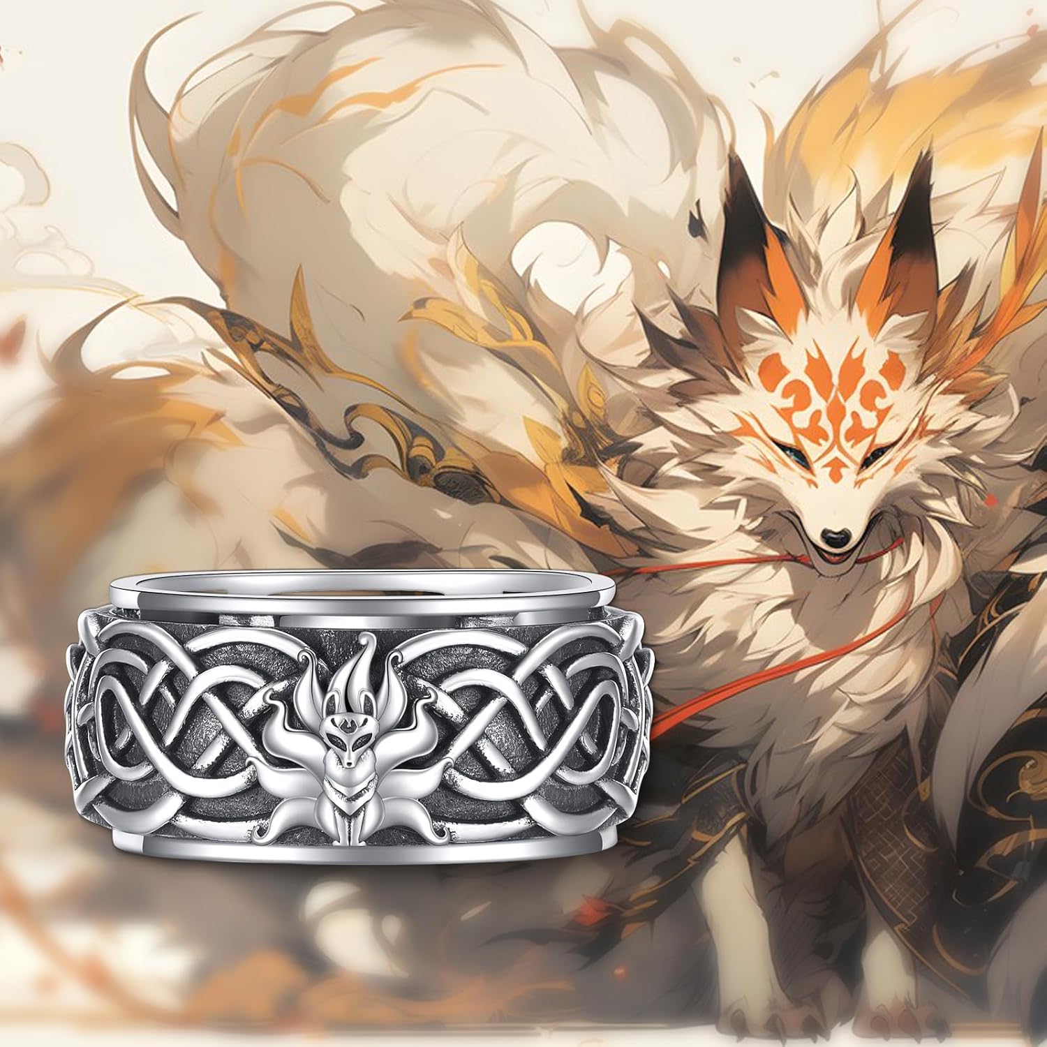 Spinner Ring Sterling Silver Anxiety Rings Jewelry Gifts for Women