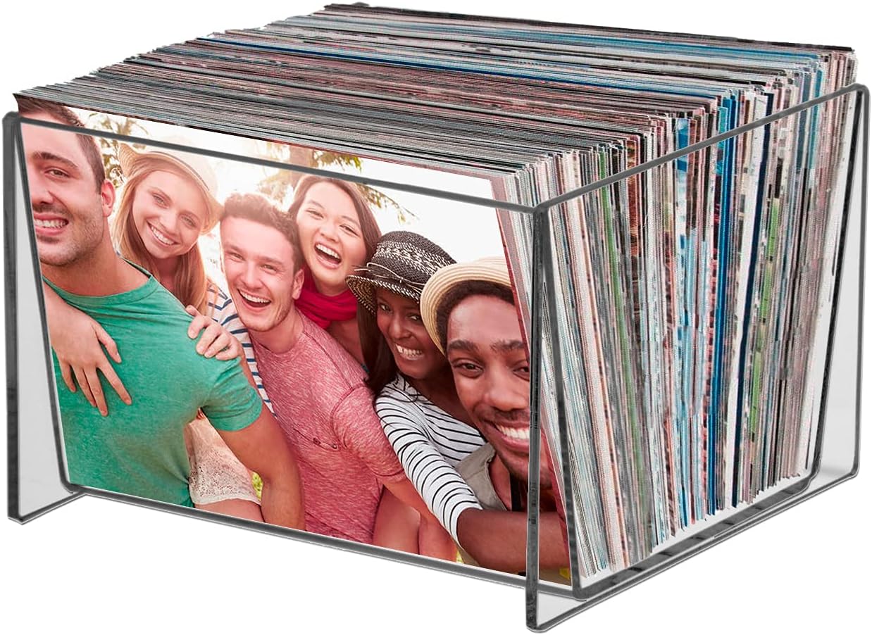Photo Browsing Flip Bin Holds up to 10 by 10 Inch Prints and Photos Stickers Postcards Photographs Greeting Cards and Artwork in Museums Retail Record Stores and Homes by Marketing Holders