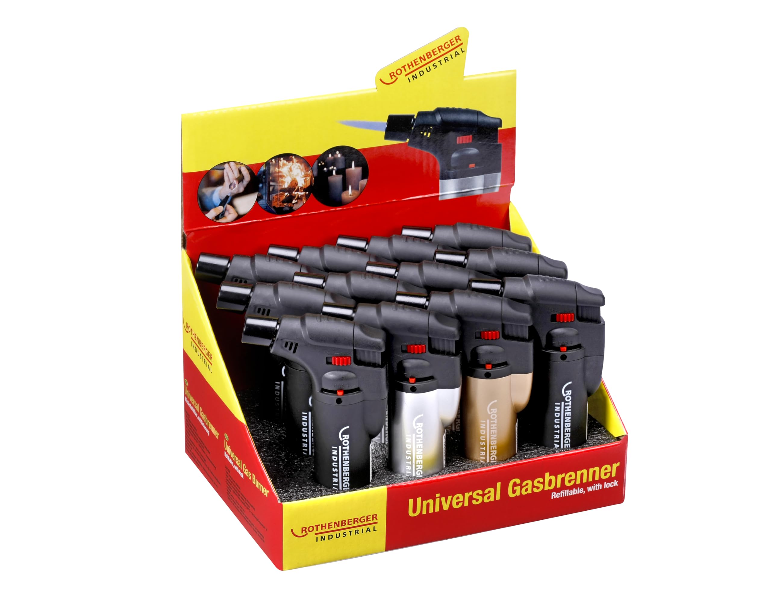 ROTHENBERGER Universalbrenner Sturmfeuerzeug