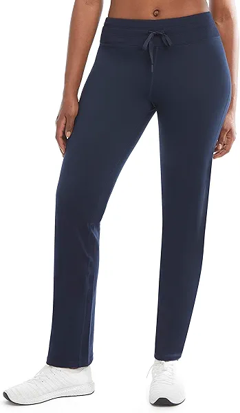 Jockey Womens Tie Waist Yoga Flare Pants