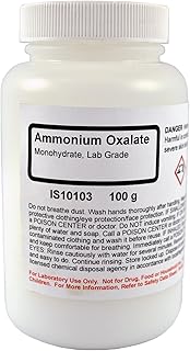 Innovating Science - Ammonium Oxalate Monohydrate Lab Grade 100g - Versatile Compound for Scientific, Industrial, and Research Applications