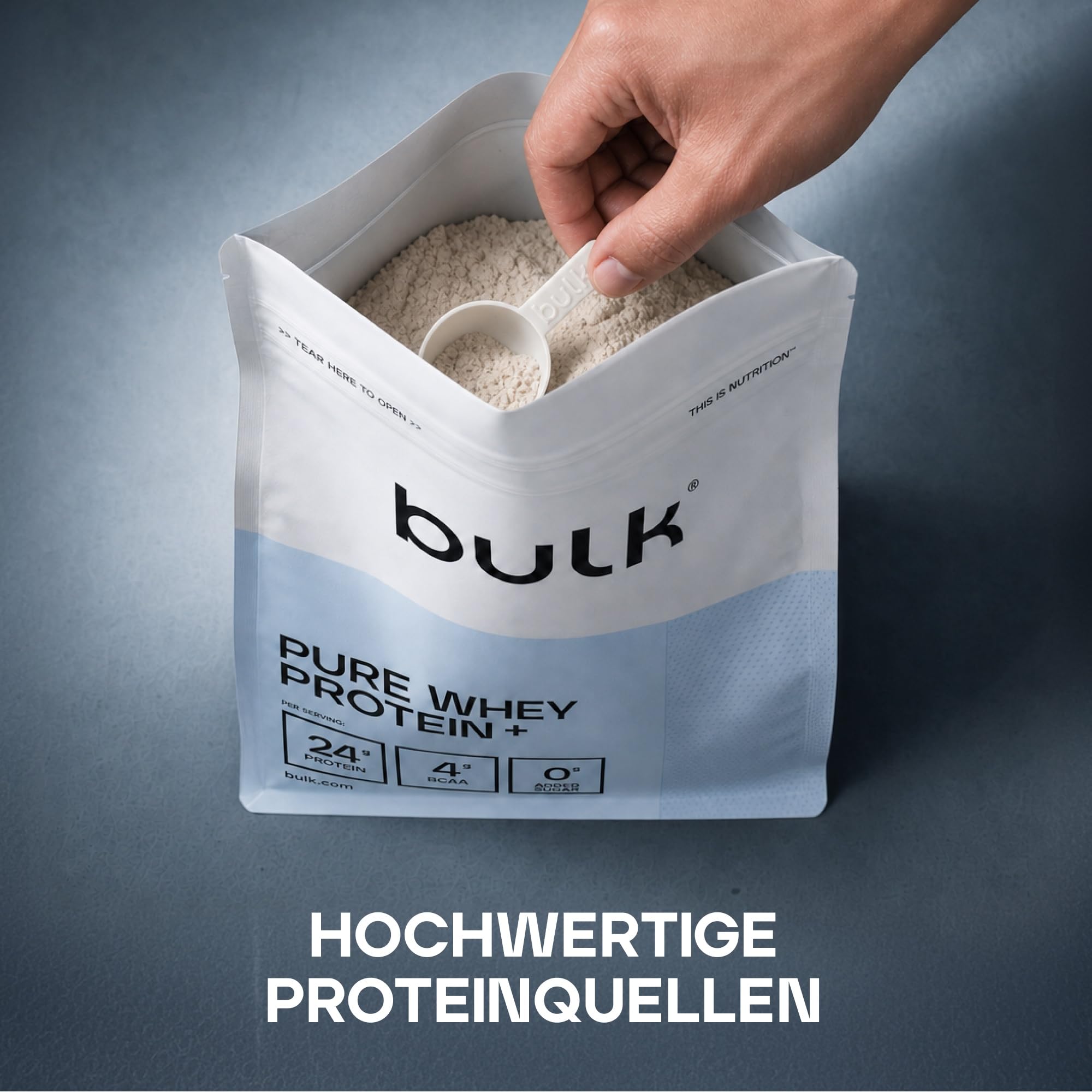Bulk Pure Whey Protein+, Schokolade, 2kg