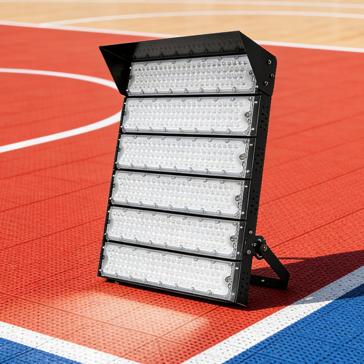 Series LED Stadium Light,Black Housing Flood Mount,IP66 Waterproof Adjustable Angle,Commercial Grade Energy Efficient High Brightness,Outdoor Light for Sports Court Arena Football Golf 1500W