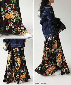 フレアスカート high waisted flare skirt / ハイウエストフレアスカート